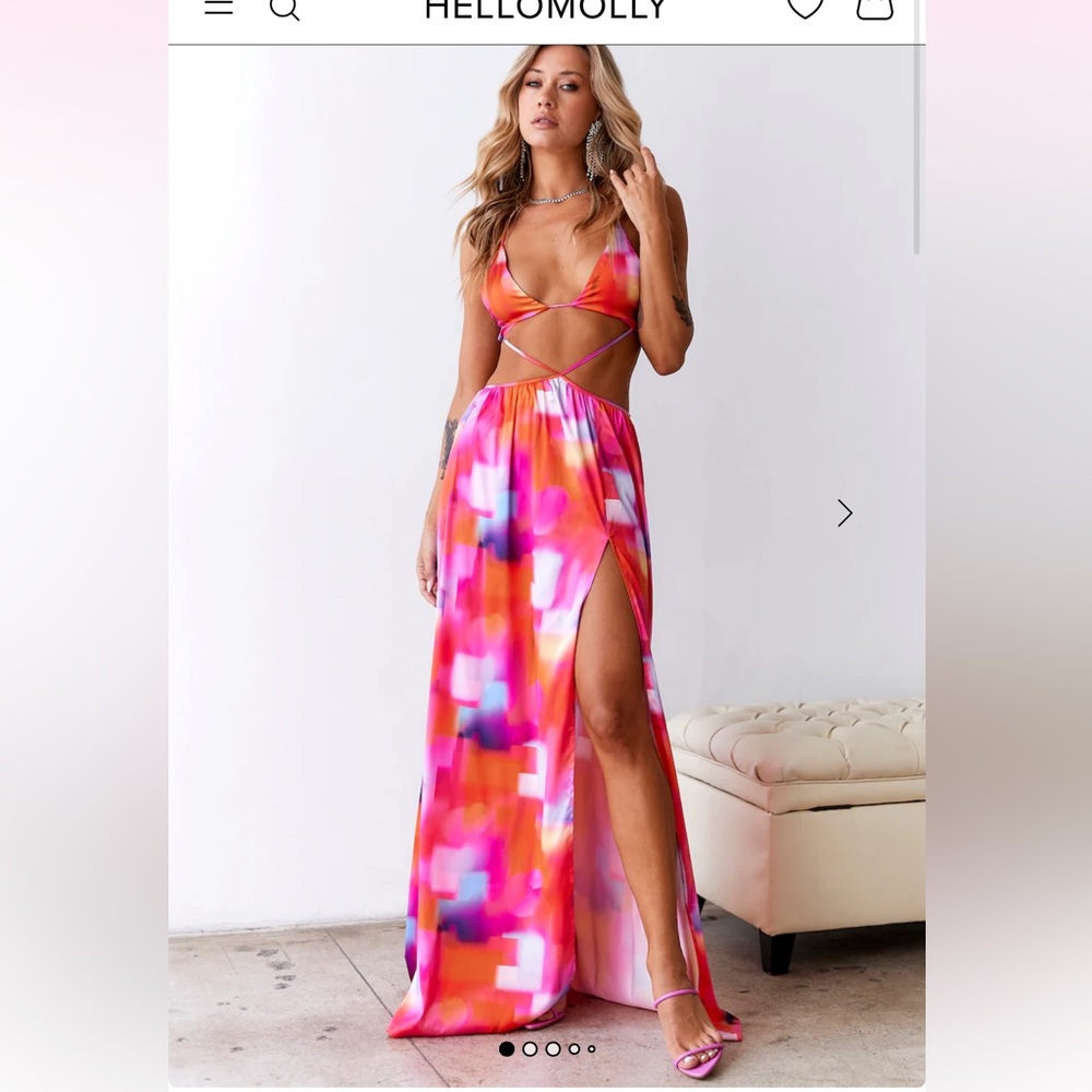 HELLO MOLLY New Sensations Maxi Dress Multi